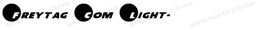 Freytag Com Light字体转换